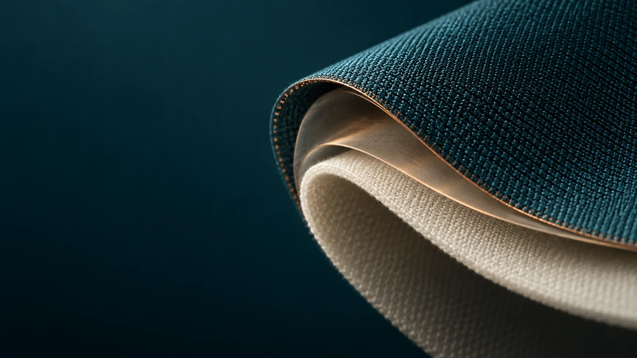 Illustrative textile material study