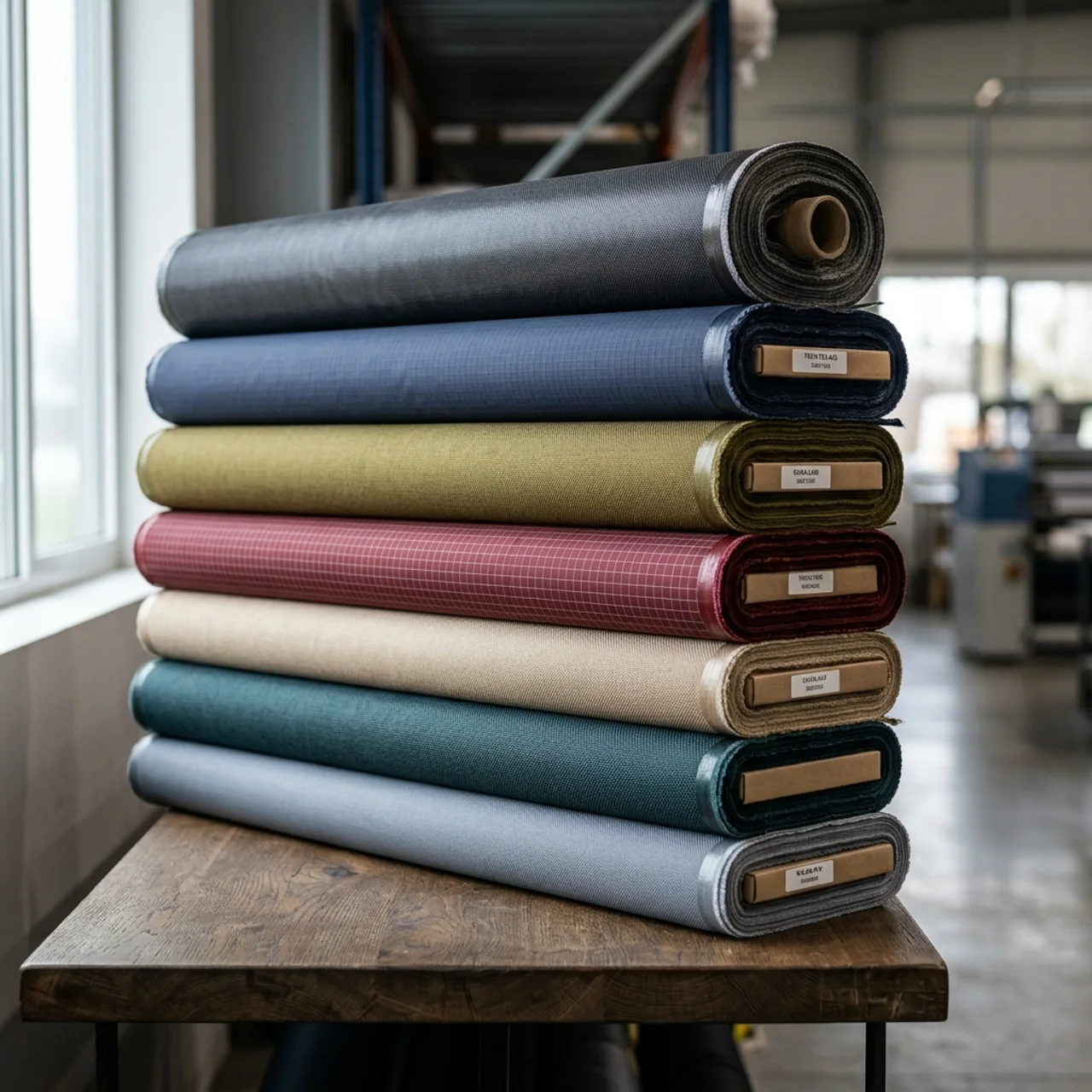 Illustrative textile material study